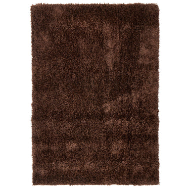 Brown Solid Shaggy Rug - New York-Bargainia.com