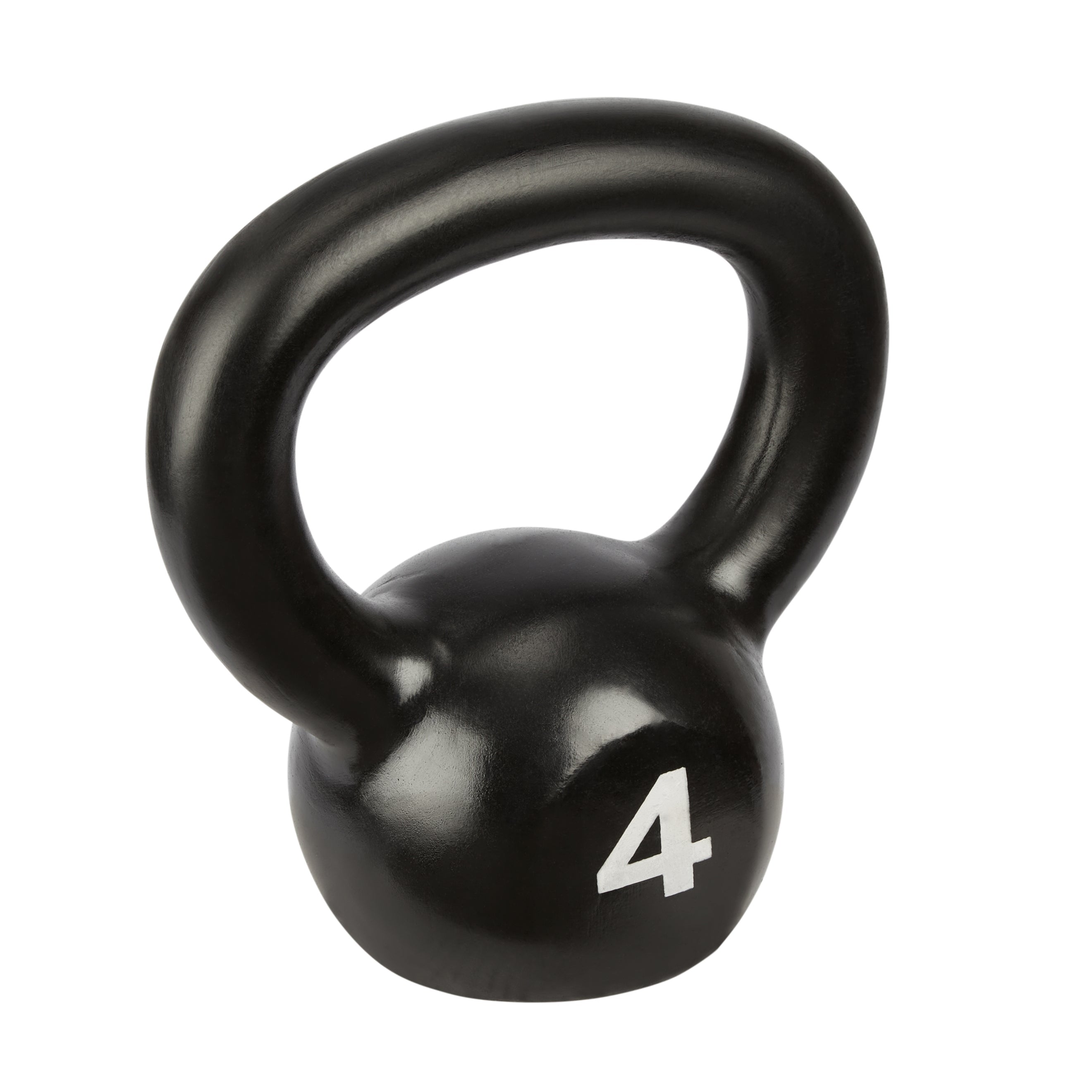 Black Cast Iron Kettlebell - 4kg