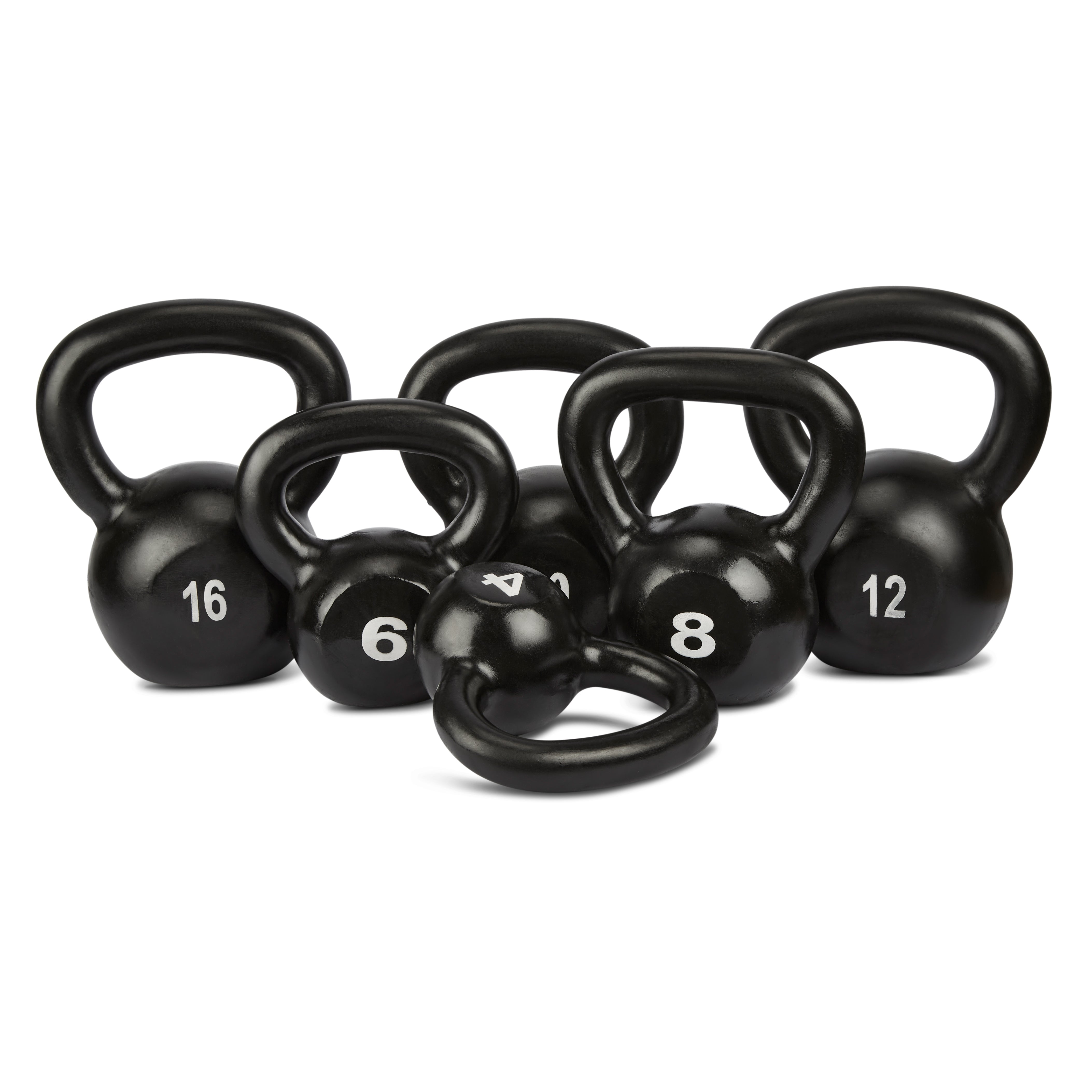 Black Cast Iron Kettlebell - 4kg