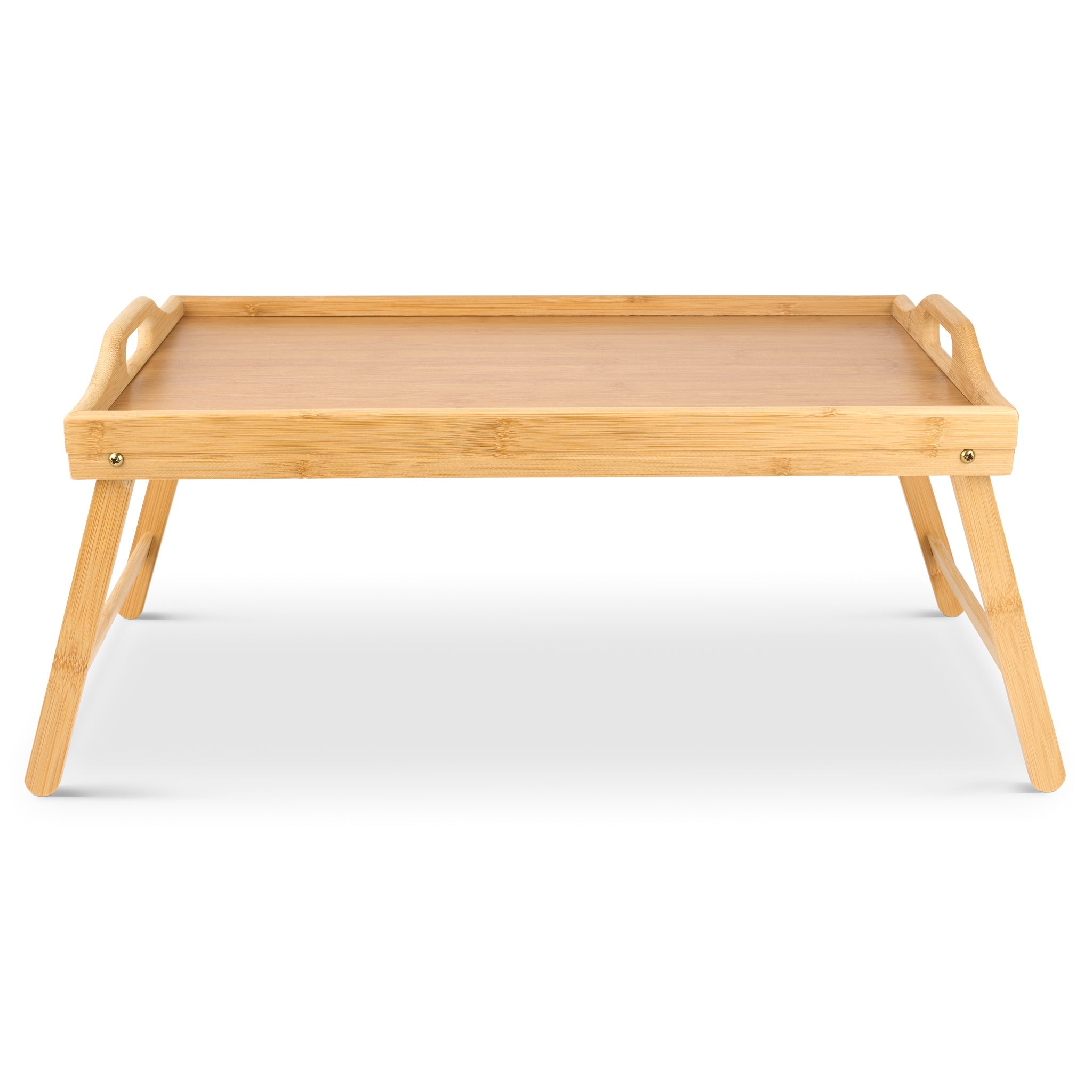 Bamboo Serving Tray With Foldable Legs - 30 x 50cm-5056536103567-Bargainia.com