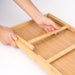 Bamboo Serving Tray With Foldable Legs - 30 x 50cm-5056536103567-Bargainia.com