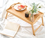 Bamboo Serving Tray With Foldable Legs - 30 x 50cm-5056536103567-Bargainia.com