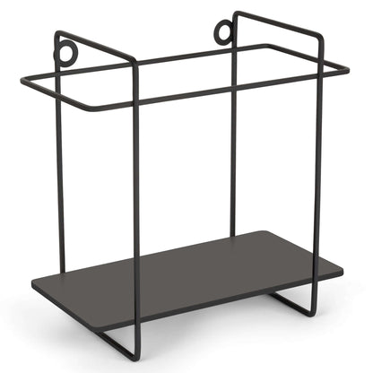 Black Metal Industrial Decorative Style Shelves - Set of 3