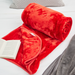 Soft Faux Mink Throw 150 x 200cm Red - Bargainia-Bargainia.com