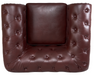 Faux Leather Chesterfield Sofa Suite - Brown-5056536103659-Bargainia.com