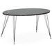 Terek Oval Coffee Table - Black Marble-5056536101389-Bargainia.com