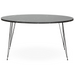 Terek Oval Coffee Table - Black Marble-5056536101389-Bargainia.com