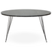 Terek Round Coffee Table - Black Marble-5056536101440-Bargainia.com