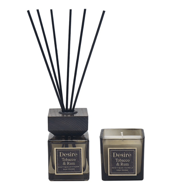 Tobacco & Rum Jar Candle & Reed Diffuser Gift Set