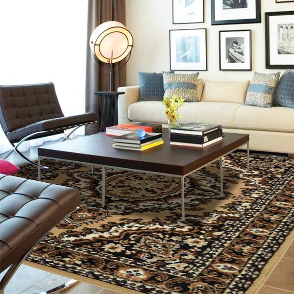 Traditional Medallion Rug | Bargainia.com | Free UK Delivery