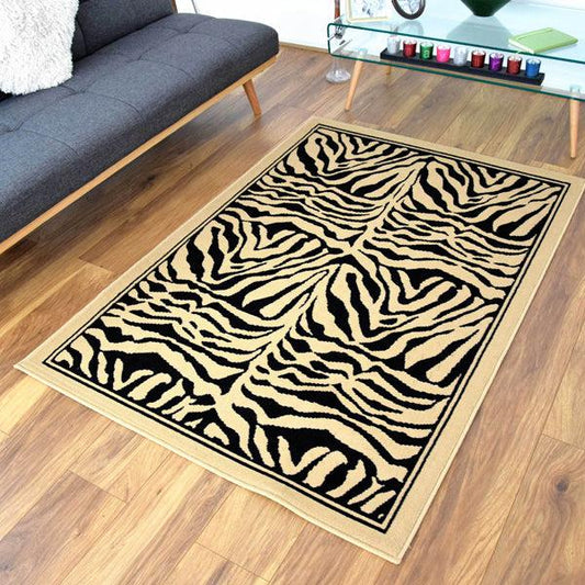 Zebra Print Rug | Bargainia.com | Free UK Delivery