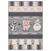 Pink/Grey Kids Animals Print Rug - Texas Animal Kingdom-Bargainia.com