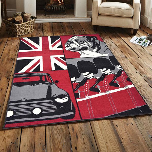 British Bulldog Rug | Bargainia.com | Free UK Delivery