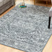 Grey Traditional Floral Rug - Texas-Bargainia.com