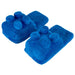 3D Plush Red or Blue Brick Slippers - Size UK Kids 11 - 1Y-Bargainia.com