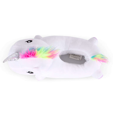 3D Slipper Unicorn - White - Large Kids-Bargainia.com