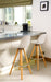 Scandi Style Barcelona Kitchen Bar Stools | Ivory White | Set Of 2-5056150252924-Bargainia.com