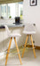 Barcelona Bar Stools - Set Of 2 - Ivory White-5056150252924-Bargainia.com