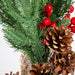 Artificial Pine Tree Christmas Bouquet - 45cm-Bargainia.com