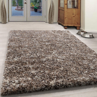 Taupe/Beige Mixed Shaggy Rug | Enjoy | bargainia.com-Bargainia.com