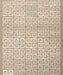 Beige Contemporary Deco Tiles Rug - Texas - Bargainia.com