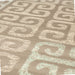 Beige Contemporary Deco Tiles Rug - Texas - Bargainia.com