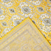 Mustard Contemporary Faded Oriental Kashan Rug - Texas - Bargainia.com