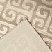 Beige Contemporary Deco Tiles Rug - Texas - Bargainia.com