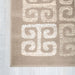 Beige Contemporary Deco Tiles Rug - Texas - Bargainia.com