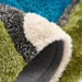 Blue and Green 3D Pebbles Shaggy Rug - Hawaii-Bargainia.com