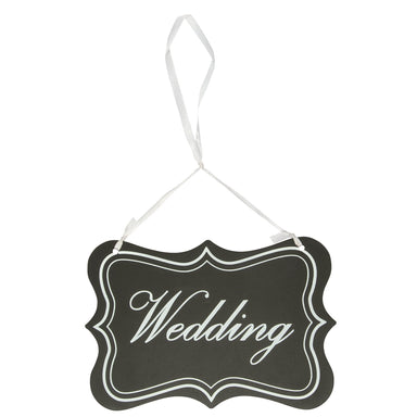 Black Wedding Decoration - ''Wedding'' 8719202581195 only5pounds-com