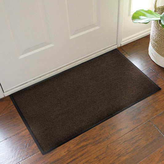 Brown Twister Non-Slip Heavy Duty PVC Barrier Door Mat - Assorted Sizes-Bargainia.com