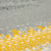 Mustard/Grey Contemporary Abstract Design Rug - Texas - Bargainia.com