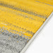 Mustard/Grey Contemporary Abstract Design Rug - Texas - Bargainia.com