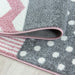 Pink Checked Rug | Kids Rugs | bargainia.com-Bargainia.com