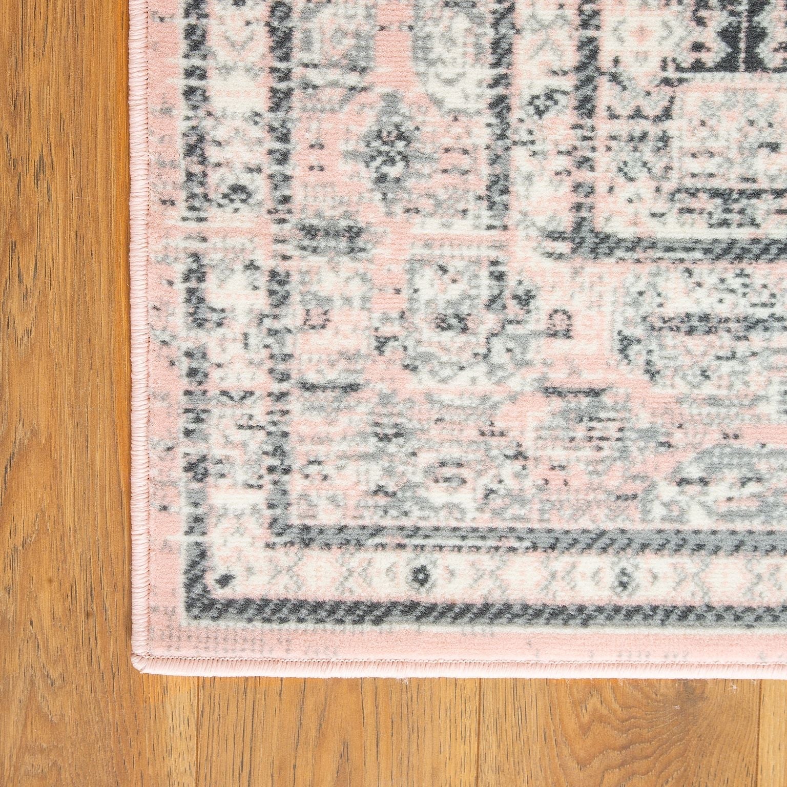 Pink Contemporary Faded Oriental Kashan Rug - Texas - Bargainia.com