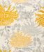 Mustard/Grey Contemporary Peony Flower Design Rug - Texas - Bargainia.com