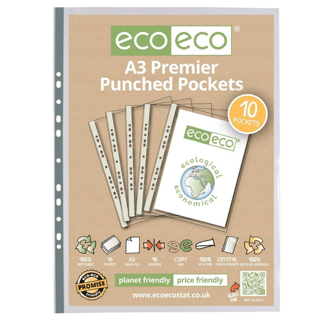 Eco Eco A3 Presentation 10 Pockets Display Book 5060454450139 Bargainia.com