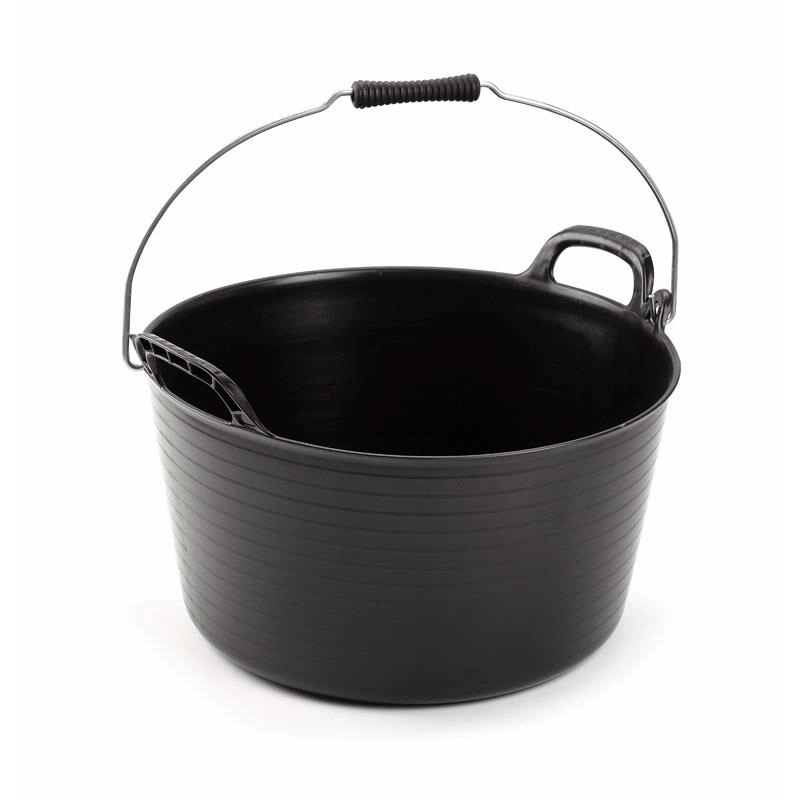 Eco Flexi Tub With Metal Handle Black - 26L 8414926391180