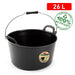 Eco Flexi Tub With Metal Handle Black - 26L 8414926391180