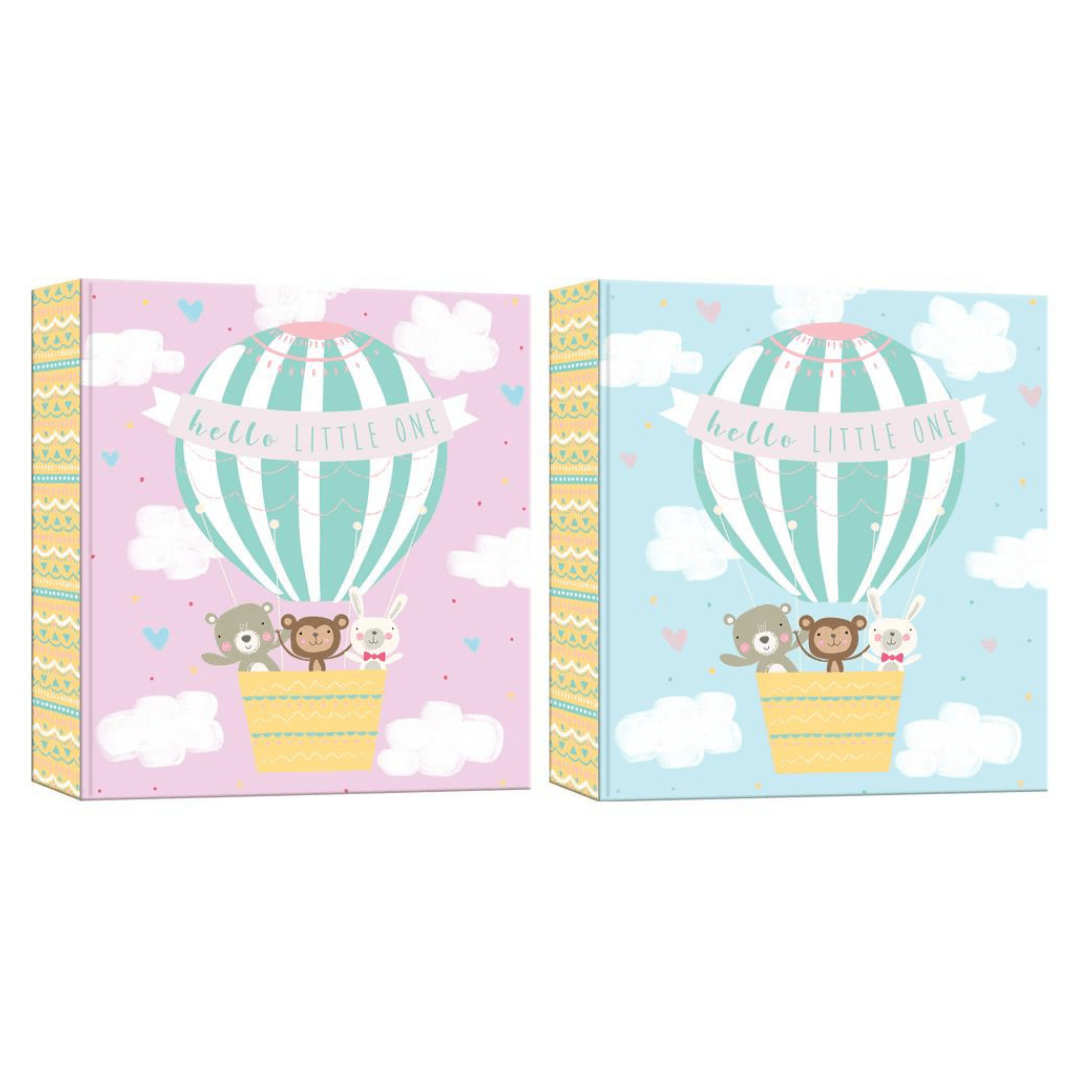 "Hello Little One" Photo Album - Pink or Blue-Bargainia.com