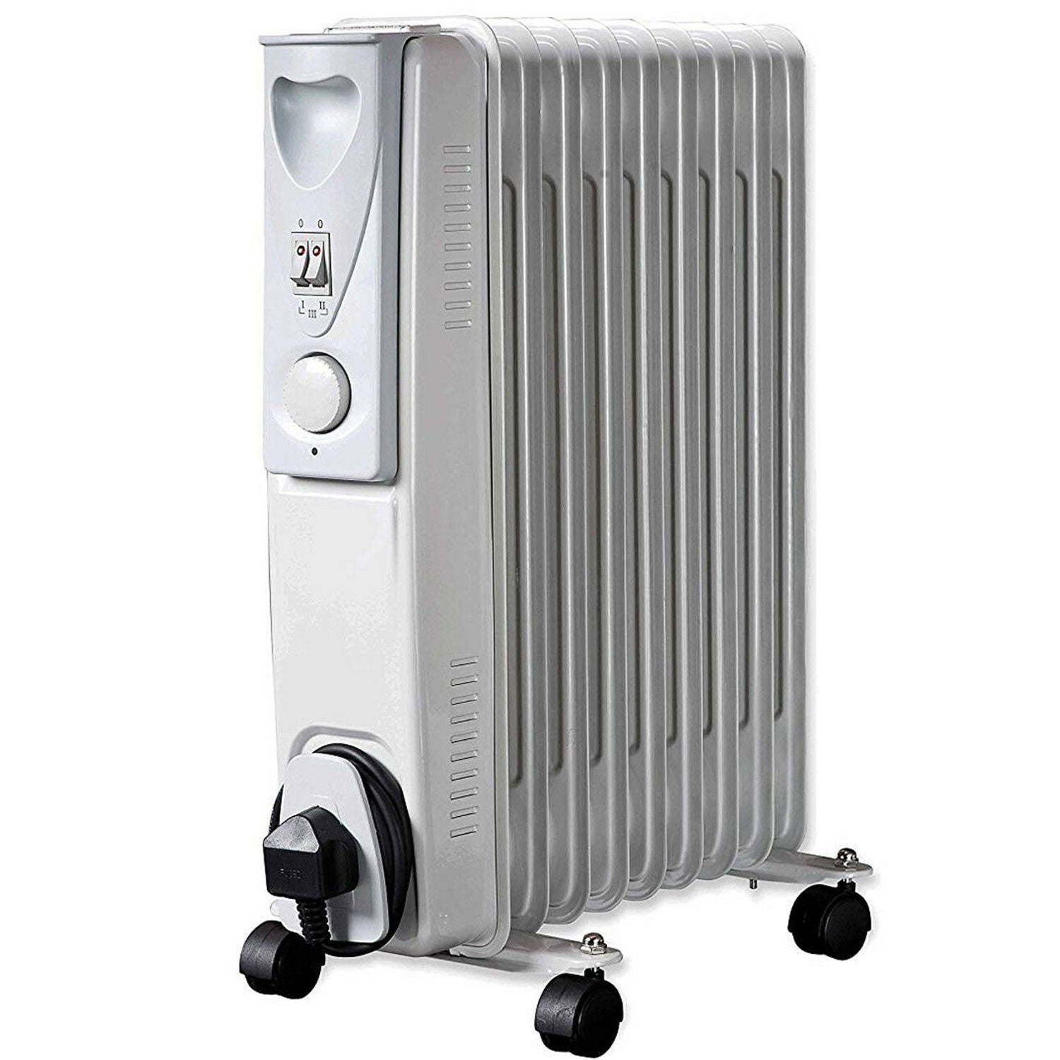 Fine Elements 2000W Oil Filled Electric Radiator-5024996705065-Bargainia.com