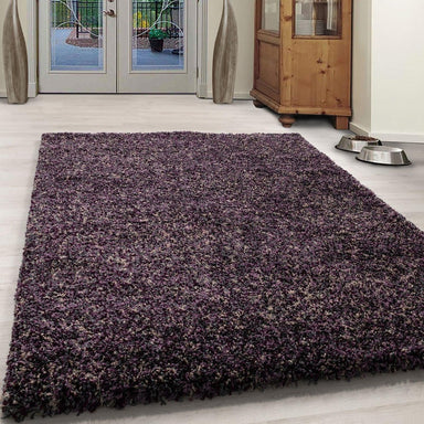 Lilac/Grey Mixed Shaggy Rug | Enjoy | bargainia.com-Bargainia.com