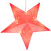 Light-Up Hanging Paper Star - Red - 30cm 5420046524325 only5pounds-com