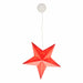 Light-Up Hanging Paper Star - Red - 30cm 5420046524325 only5pounds-com