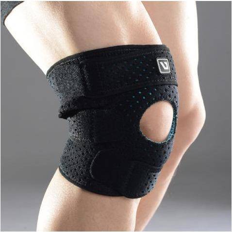 Liveup Sports Adjustable Slimline Knee Support Black-Bargainia.com