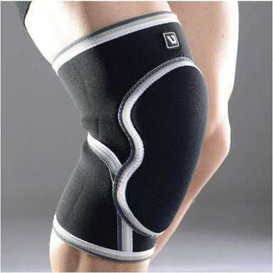 Liveup Sports Black Padded Knee Support - L/XL-Bargainia.com