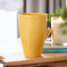 Ocher Yellow Verona Vase - 20cm 8711355473747 only5pounds-com