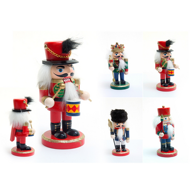 Assorted Wooden Nutcracker - 20cm-5056150210153-Bargainia.com