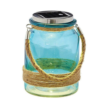 Solar Lantern - 16cm - Assorted Colours-4061462569135-Bargainia.com